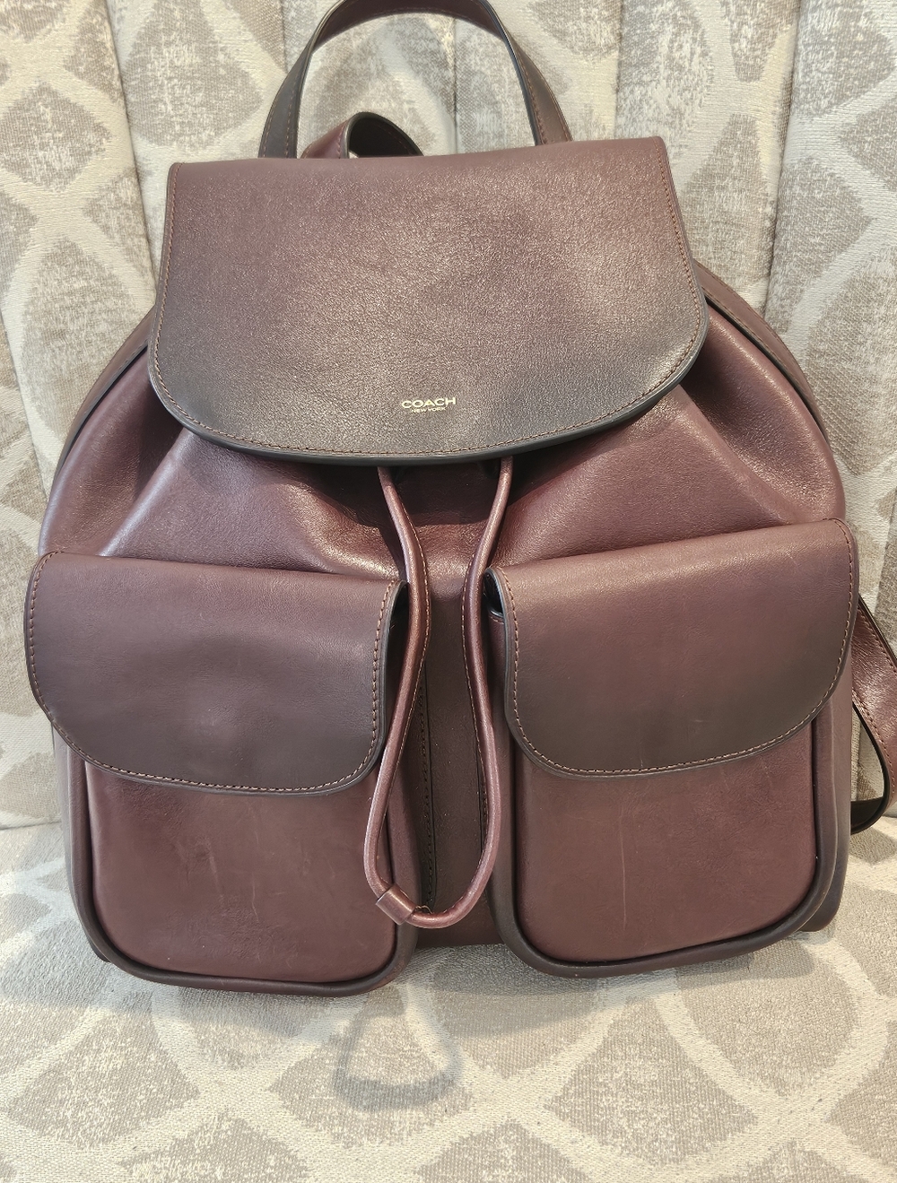 Coach Crosby Leather Backpack